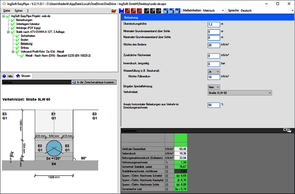 Image shows the graphical user interface